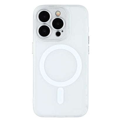 For iPhone 15 Pro Case Compatible with MagSafe PC + TPU Matte Phone Cover with Glass Lens Film