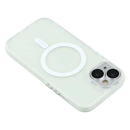 For iPhone 15 Case Compatible with MagSafe PC + TPU Matte Phone Cover with Glass Lens Film