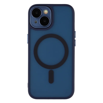 For iPhone 15 Case Compatible with MagSafe PC + TPU Matte Phone Cover with Glass Lens Film
