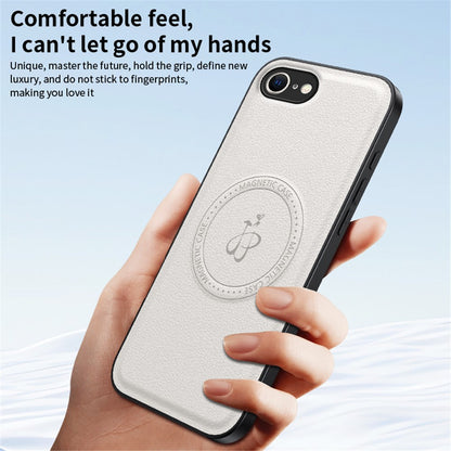 For iPhone 17e / 16e Magnetic Case PU + TPU + PC Phone Back Cover Drop Resistant