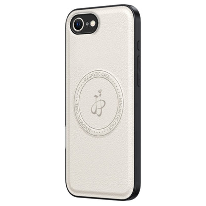 For iPhone 17e / 16e Magnetic Case PU + TPU + PC Phone Back Cover Drop Resistant