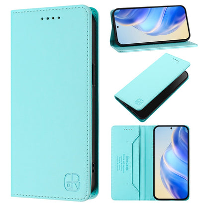 For iPhone 17e / 16e Leather Case RINACASIS RC01 Phone Cover with RFID Blocking Wallet Stand