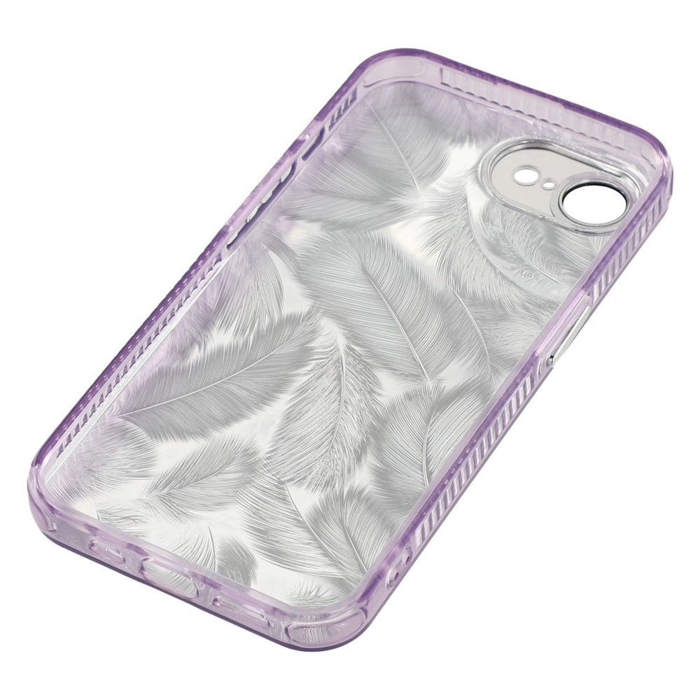 For iPhone 17e / 16e Case Big Bow Decor IMD PC + TPU Phone Cover with Glass Lens Film