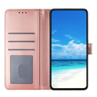 For iPhone 14 Wallet Case Rose Pattern Imprinted Leather Flip Stand Phone Cover