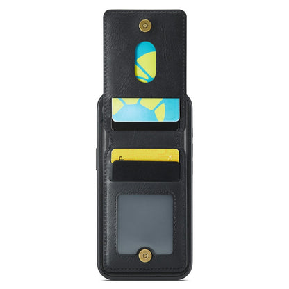 MAGKING K1 Series For iPhone 17e / 16e Magnetic Case PC + TPU + PU Phone Cover with Card Holder