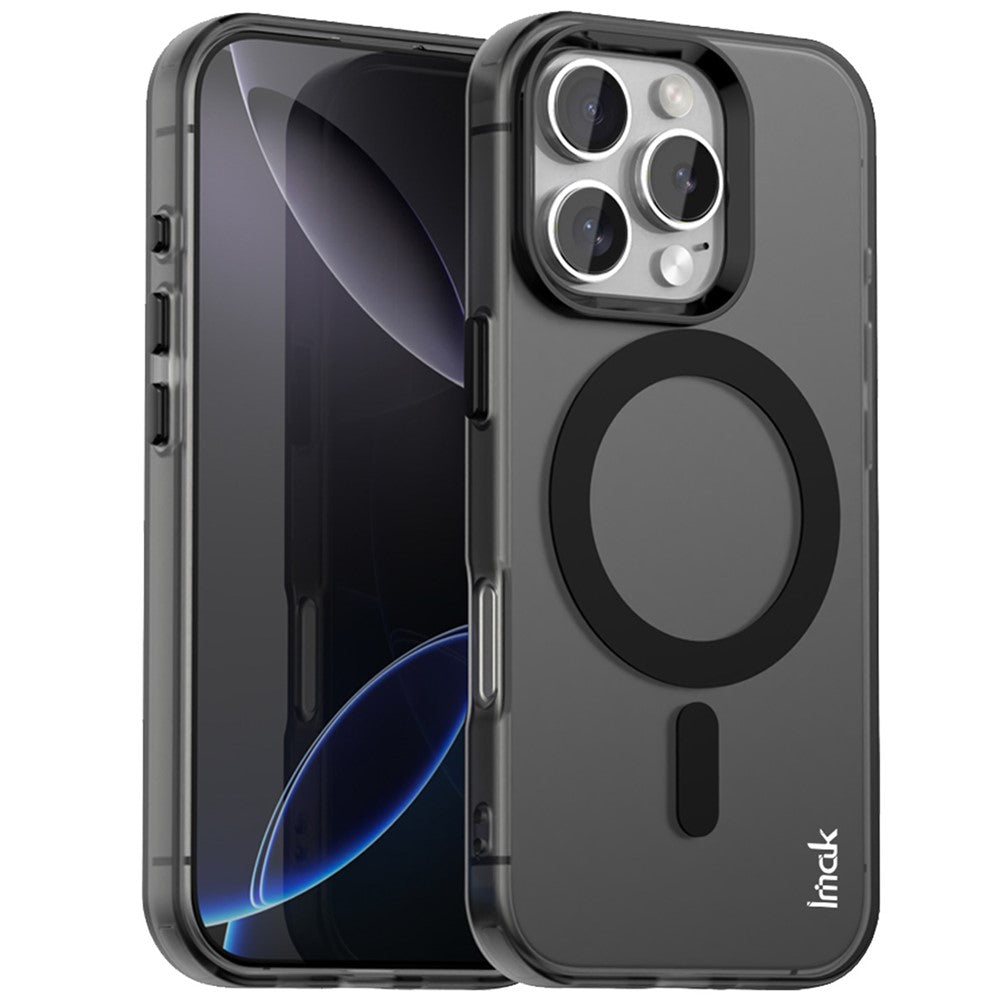 IMAK For iPhone 16 Pro Max Case Compatible with MagSafe Candy Color Anti Drop TPU + PET Back Cover