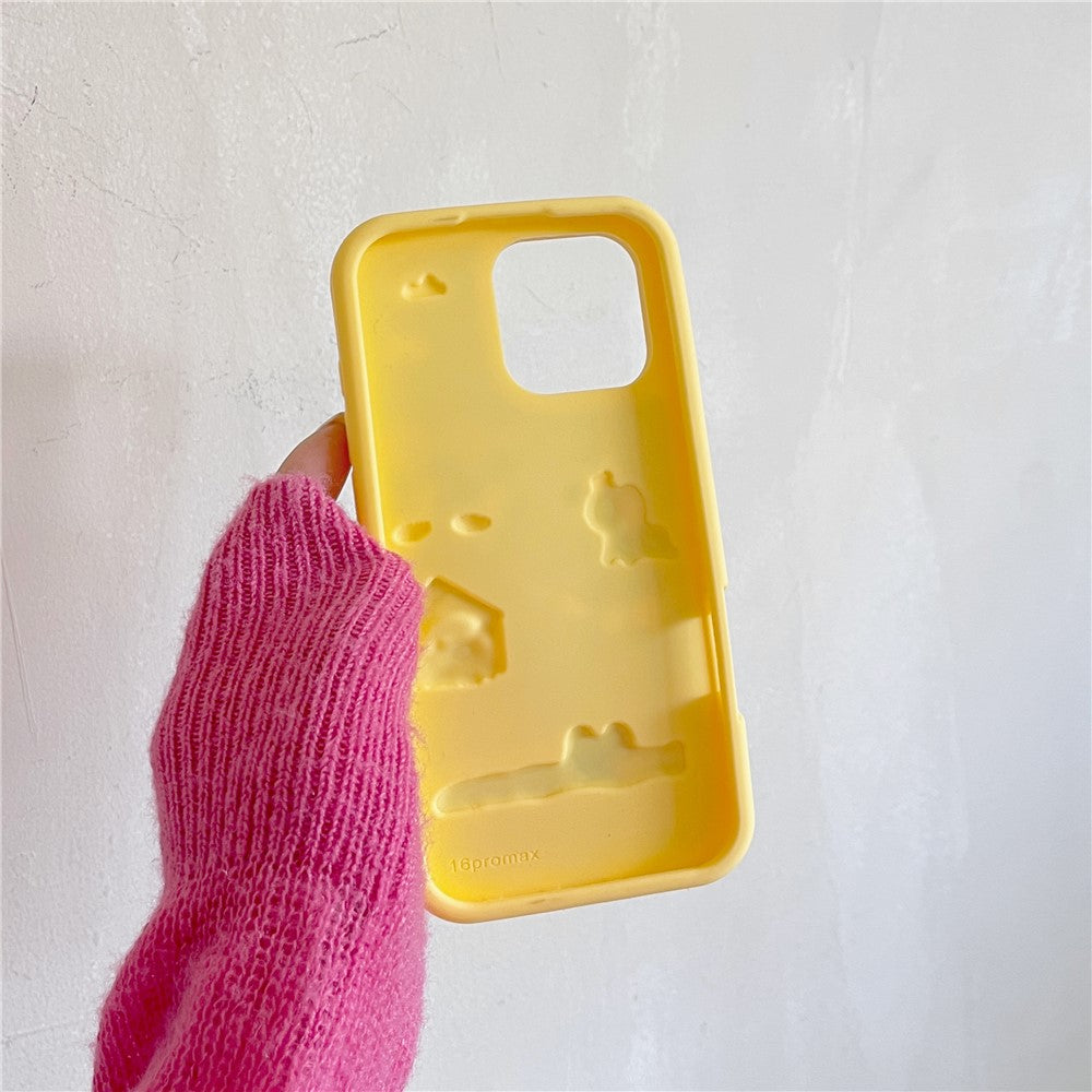 For iPhone 15 Pro Max Silicone Case Cute Animal Farm Design Shockproof Phone Back Cover
