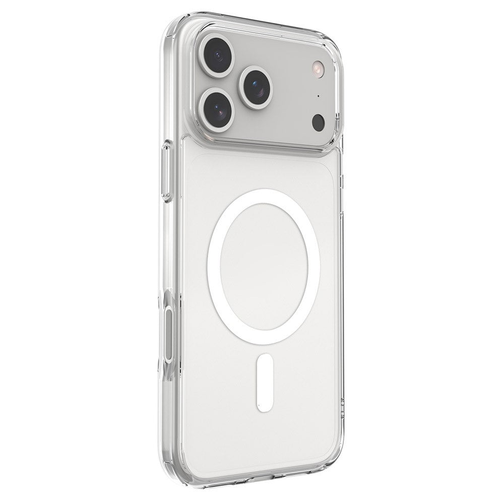 For iPhone 17 Pro Crystal Clear Case Compatible with MagSafe TPU + PC Phone Cover