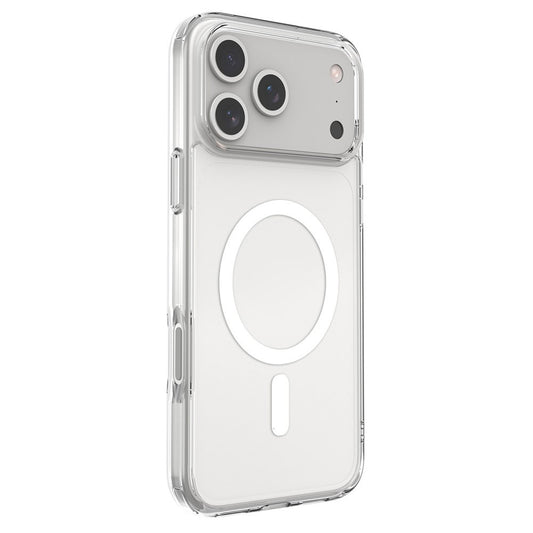For iPhone 17 Pro Crystal Clear Case Compatible with MagSafe TPU + PC Phone Cover