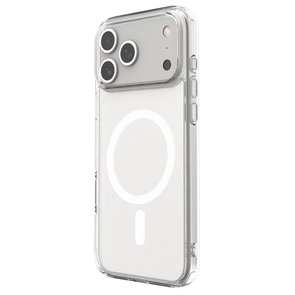 For iPhone 17 Pro Crystal Clear Case Compatible with MagSafe TPU + PC Phone Cover