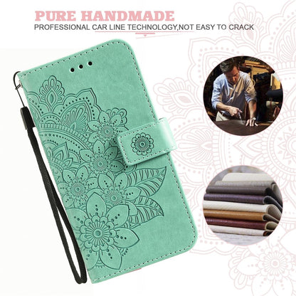 For iPhone 17 Pro Case Floral Pattern PU Leather Wallet Stand Phone Cover