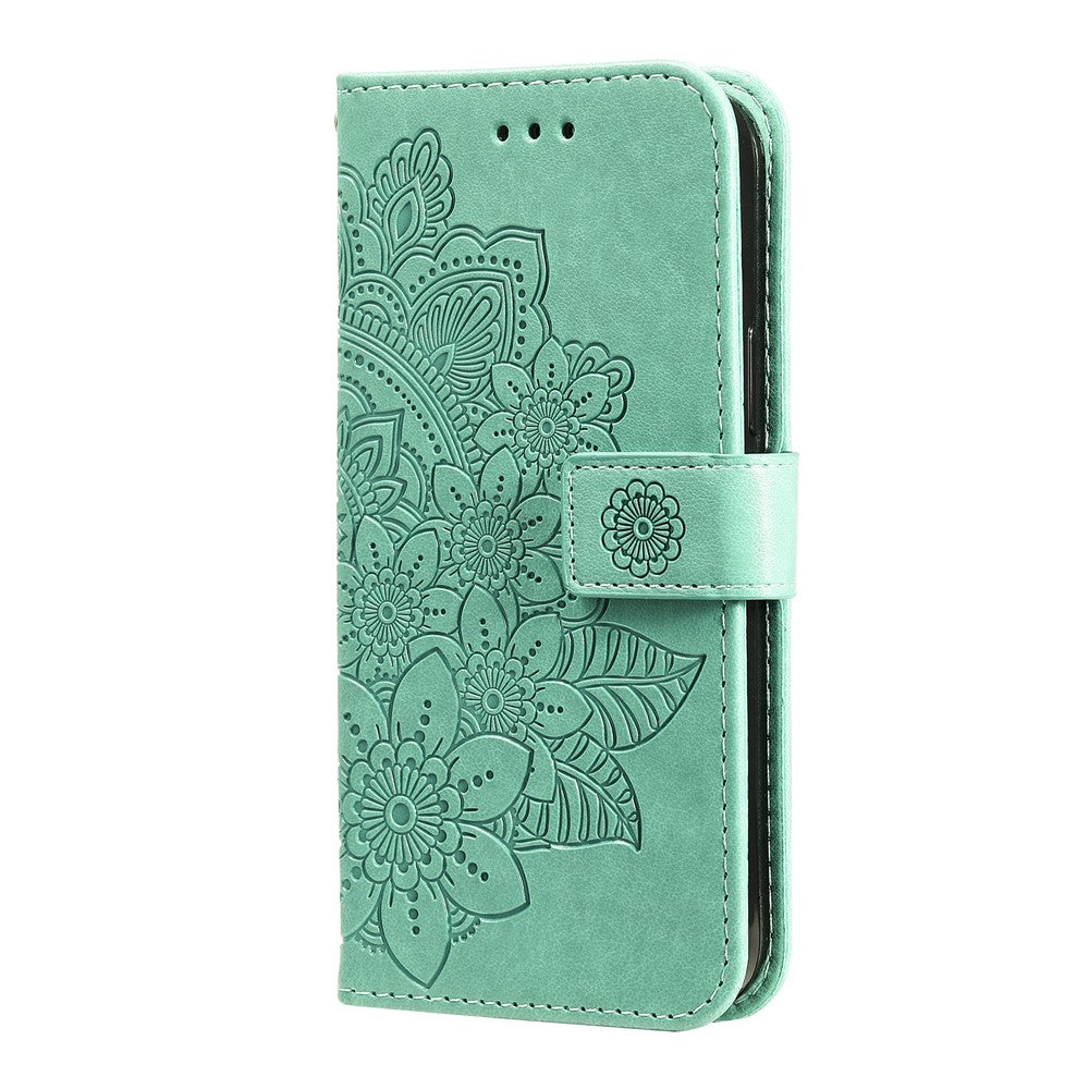 For iPhone 17 Pro Case Floral Pattern PU Leather Wallet Stand Phone Cover