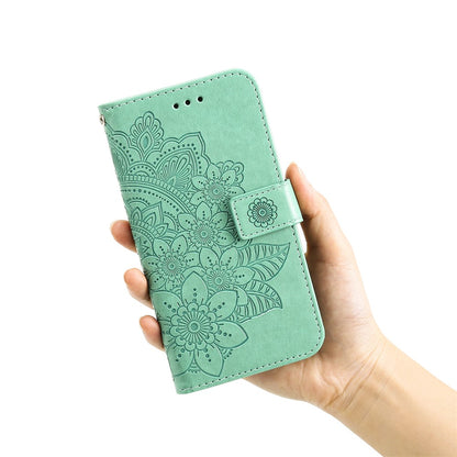 For iPhone 17 Pro Case Floral Pattern PU Leather Wallet Stand Phone Cover