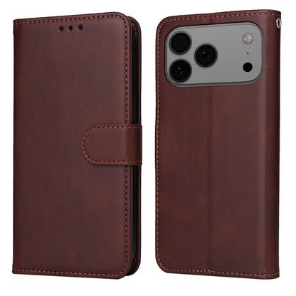 For iPhone 17 Pro Max Case Wallet PU Leather Folio Flip Phone Cover