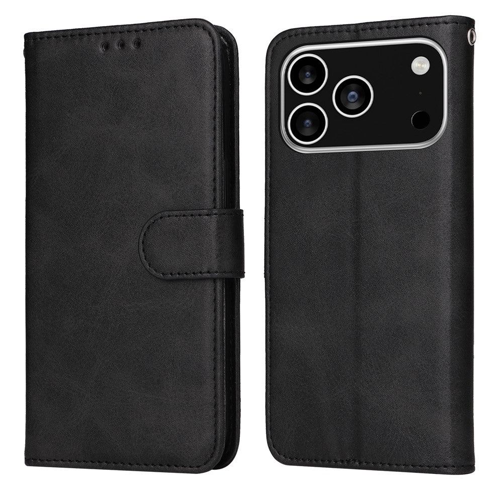 For iPhone 17 Pro Case Wallet PU Leather Folio Flip Phone Cover