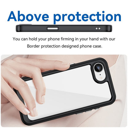 WANLONFENG For iPhone 17e / 16e Phone Case  XC Series TPU Acrylic Cover with Tempered Glass (Big Lens Hole)