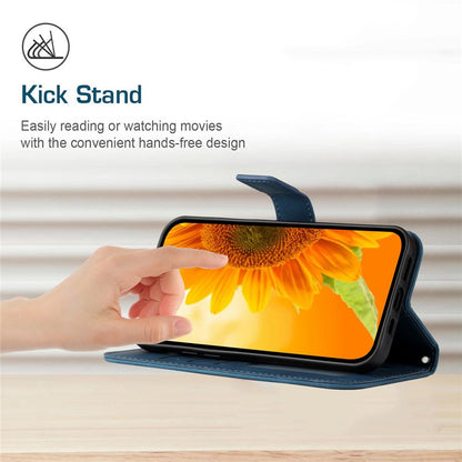 For iPhone 17 Pro Max Case Sunflower Imprint PU Leather Phone Cover with Long Strap