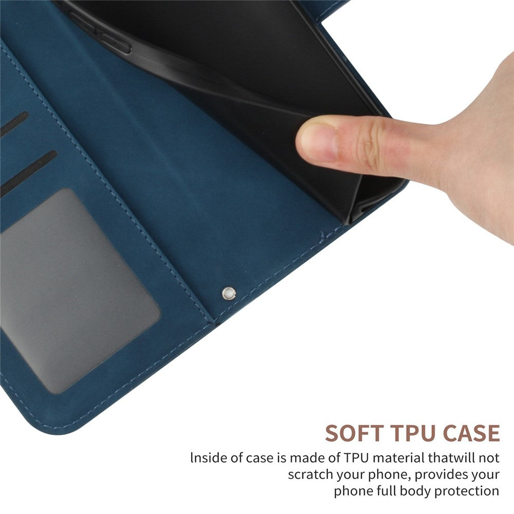 For iPhone 17 Pro Max Case Sunflower Imprint PU Leather Phone Cover with Long Strap