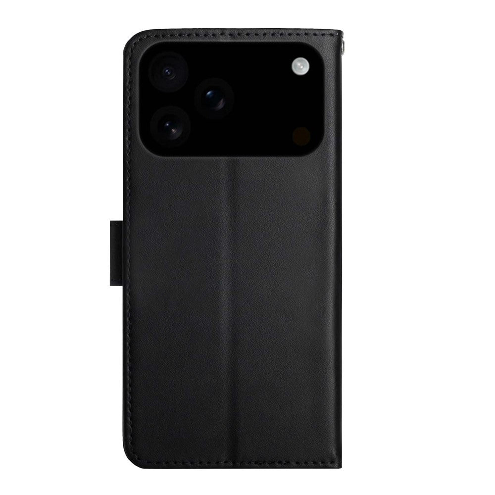 For iPhone 17 Pro Max Case Genuine Cow Leather Phone Cover Nappa Texture