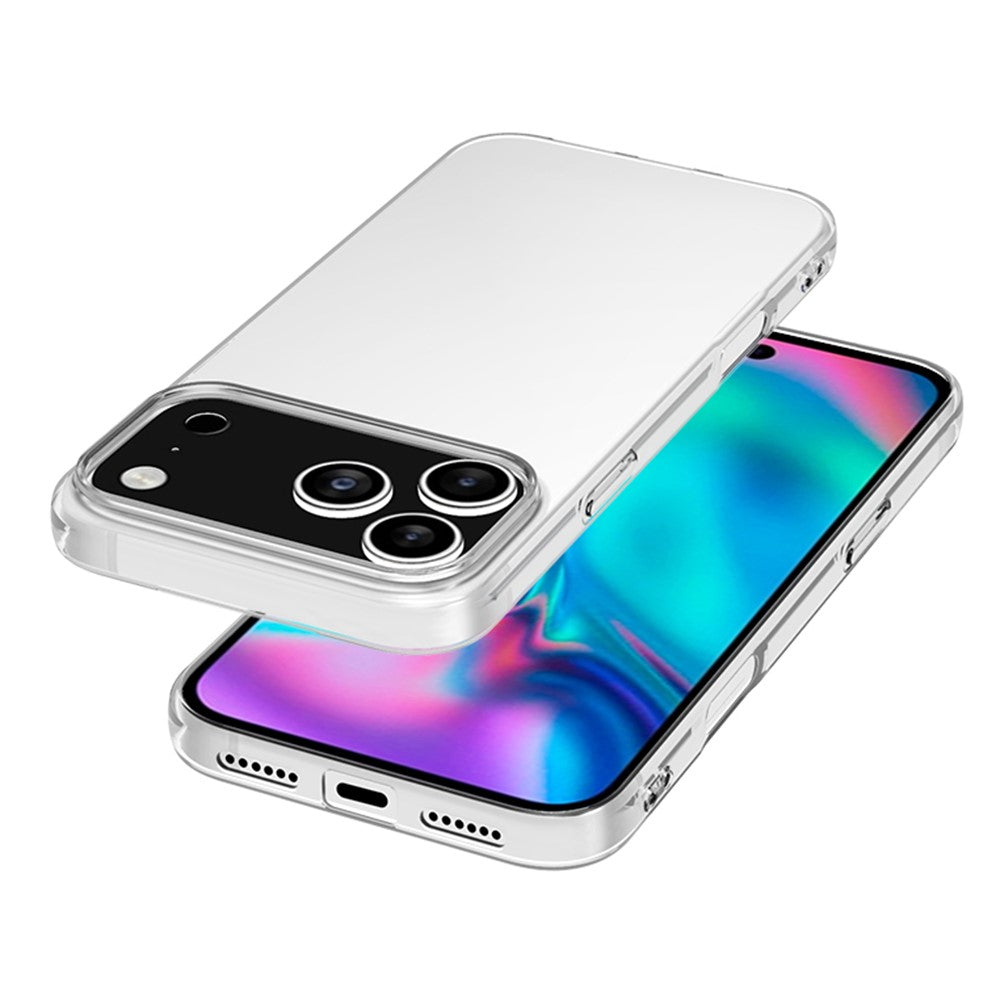 For iPhone 17 Pro Max Case Slim Fit Transparent Soft TPU Phone Cover