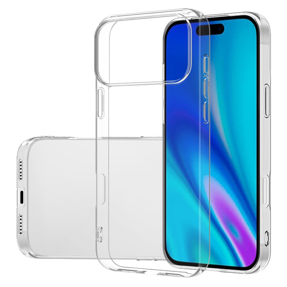 For iPhone 18 Pro / 17 Pro Case Slim Fit Transparent Soft TPU Phone Cover