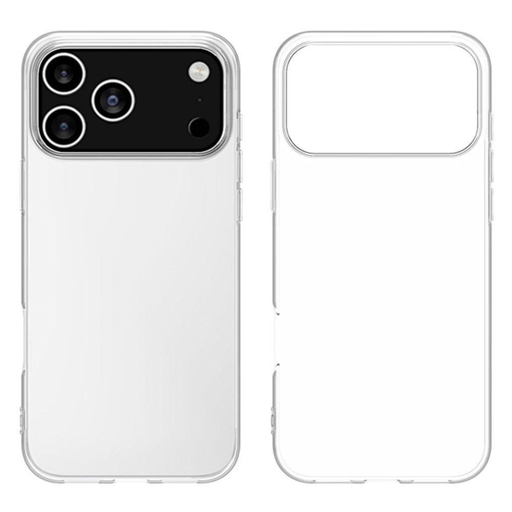 For iPhone 18 Pro / 17 Pro Case Slim Fit Transparent Soft TPU Phone Cover