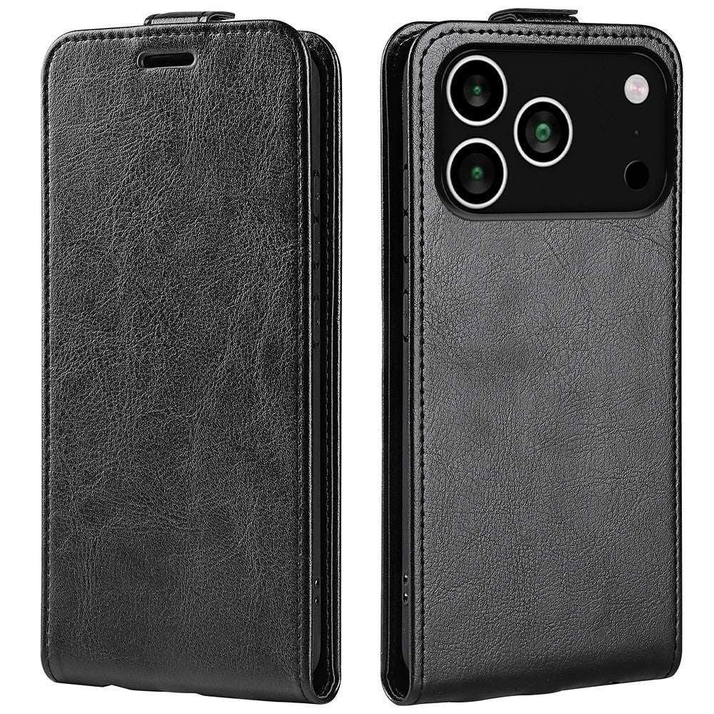 For iPhone 17 Pro Case with Card Slots Vertical Flip Leather Phone Cover