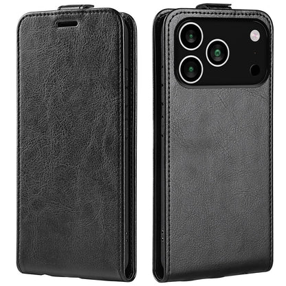 For iPhone 17 Pro Case with Card Slots Vertical Flip Leather Phone Cover