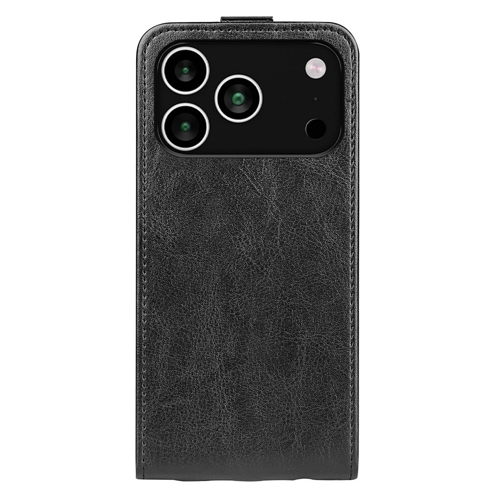 For iPhone 17 Pro Case with Card Slots Vertical Flip Leather Phone Cover