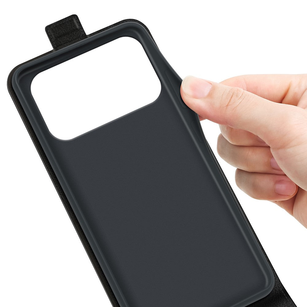 For iPhone 17 Pro Case with Card Slots Vertical Flip Leather Phone Cover