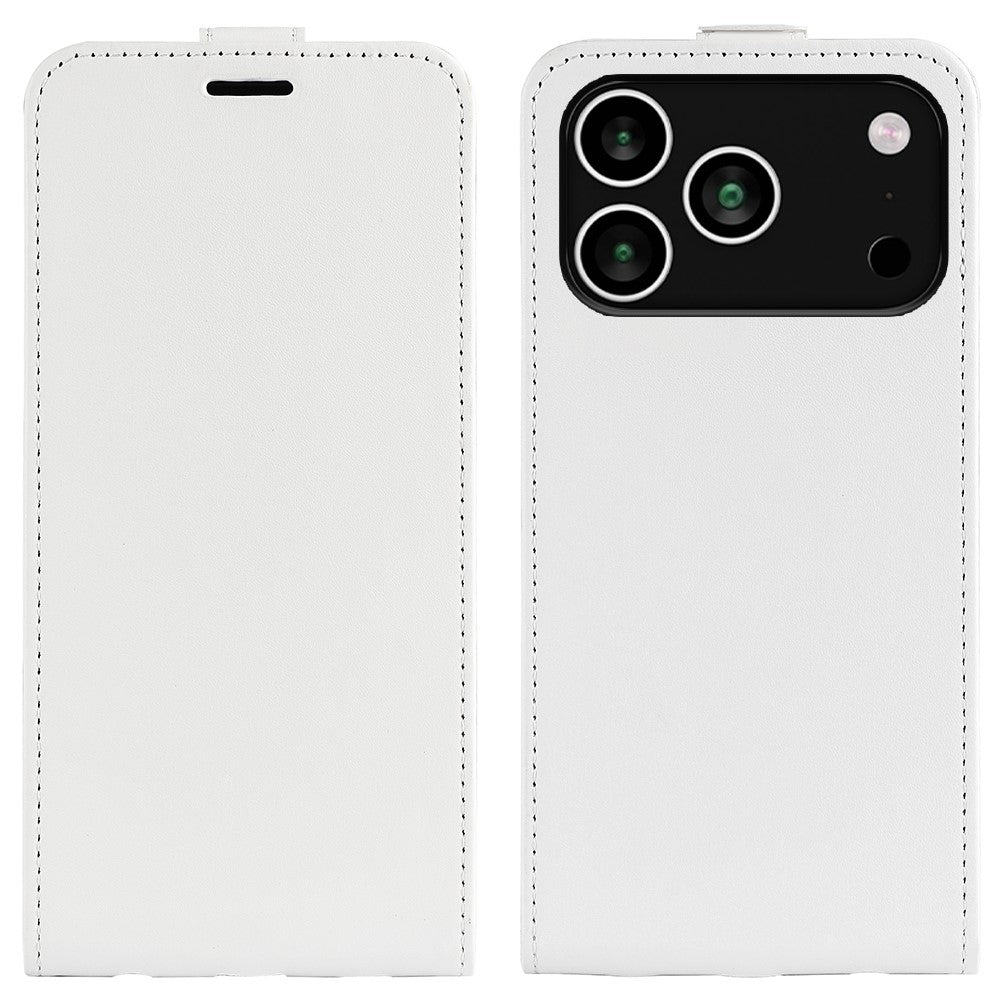 For iPhone 17 Pro Case with Card Slots Vertical Flip Leather Phone Cover