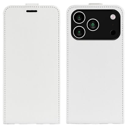 For iPhone 17 Pro Case with Card Slots Vertical Flip Leather Phone Cover
