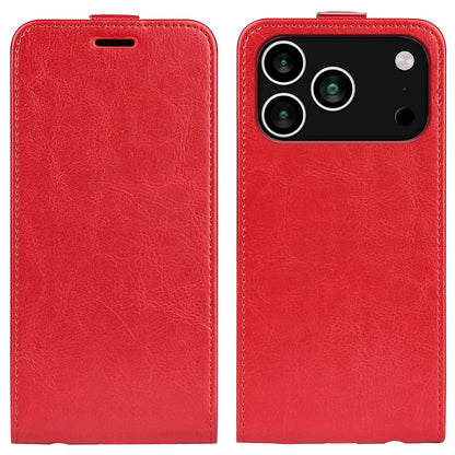 For iPhone 17 Pro Case with Card Slots Vertical Flip Leather Phone Cover
