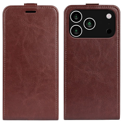 For iPhone 17 Pro Case with Card Slots Vertical Flip Leather Phone Cover