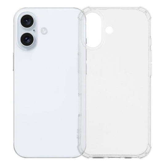For iPhone 17 Phone Case Reinforced Four Corner Anti-Drop Clear TPU Cover