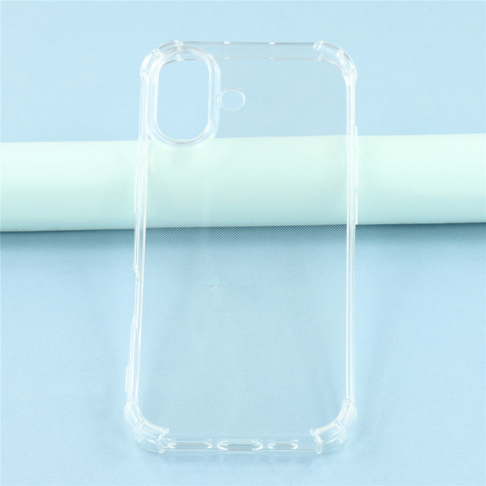 For iPhone 17 Phone Case Reinforced Four Corner Anti-Drop Clear TPU Cover
