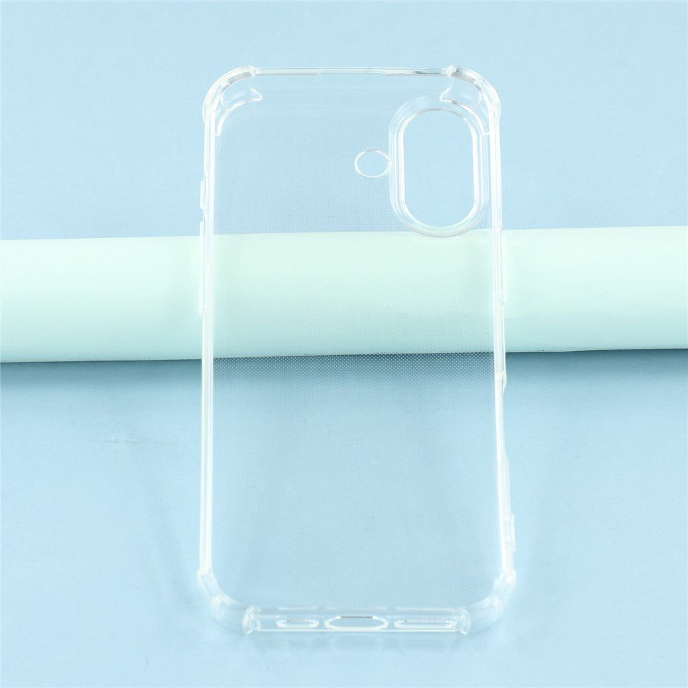 For iPhone 17 Phone Case Reinforced Four Corner Anti-Drop Clear TPU Cover