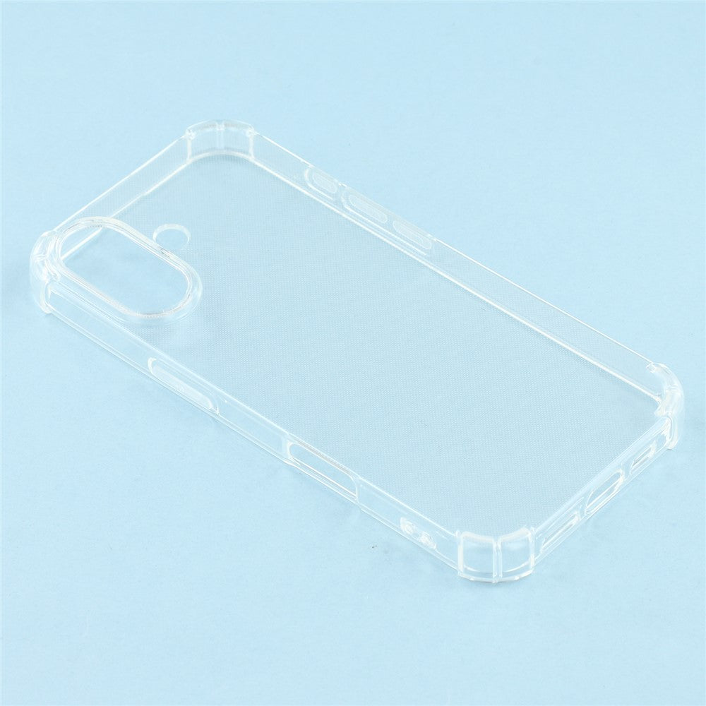 For iPhone 17 Phone Case Reinforced Four Corner Anti-Drop Clear TPU Cover