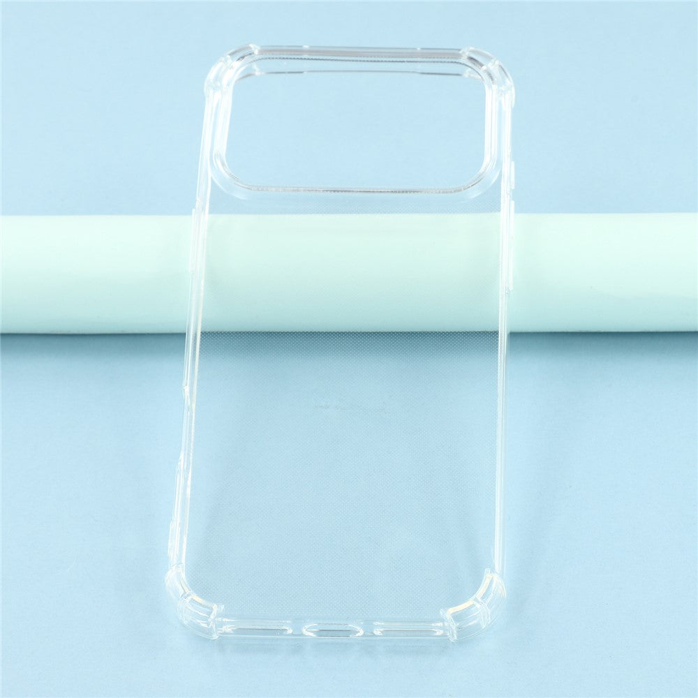 For iPhone 17 Pro Phone Case Reinforced Four Corner Anti-Drop Clear TPU Cover