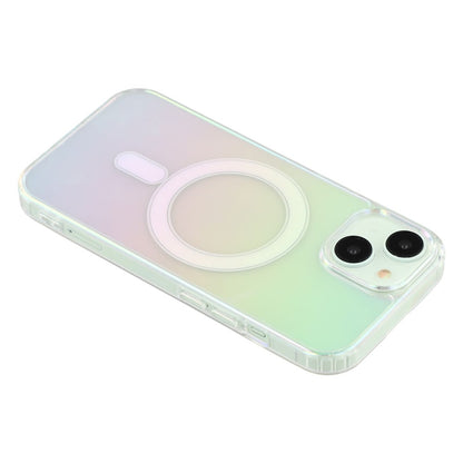 For iPhone 14 Plus Slim Case Acrylic + TPU Gradient Phone Cover Compatible with MagSafe