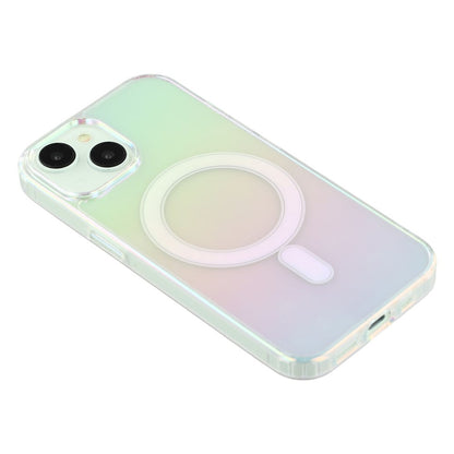 For iPhone 14 Plus Slim Case Acrylic + TPU Gradient Phone Cover Compatible with MagSafe