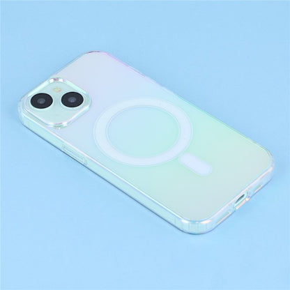 For iPhone 14 Plus Slim Case Acrylic + TPU Gradient Phone Cover Compatible with MagSafe