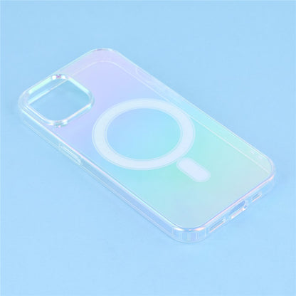 For iPhone 14 Plus Slim Case Acrylic + TPU Gradient Phone Cover Compatible with MagSafe