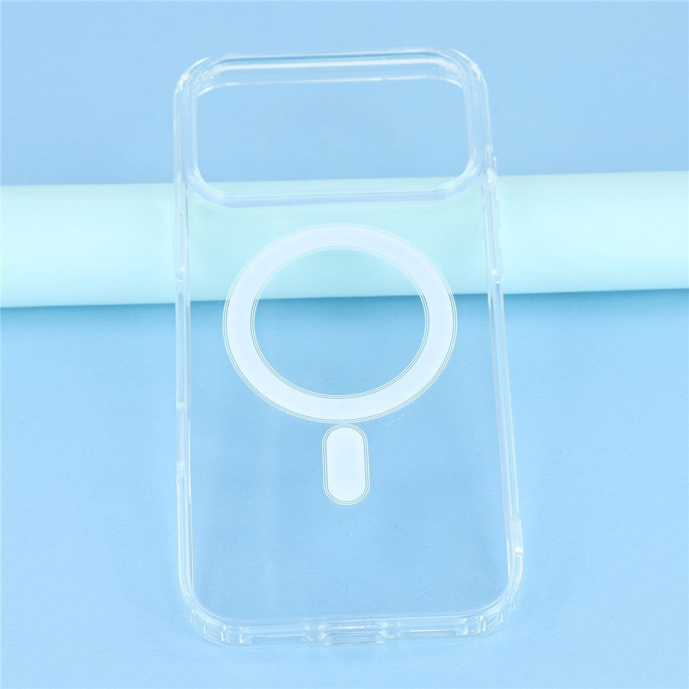 For iPhone 17 Pro Case Compatible with MagSafe TPU + Acrylic Clear Phone Cover