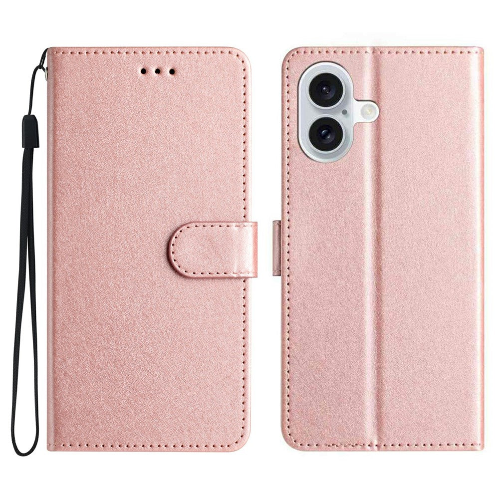For iPhone 17 Wallet Case Leather Folio Phone Cover Magnetic Clasp