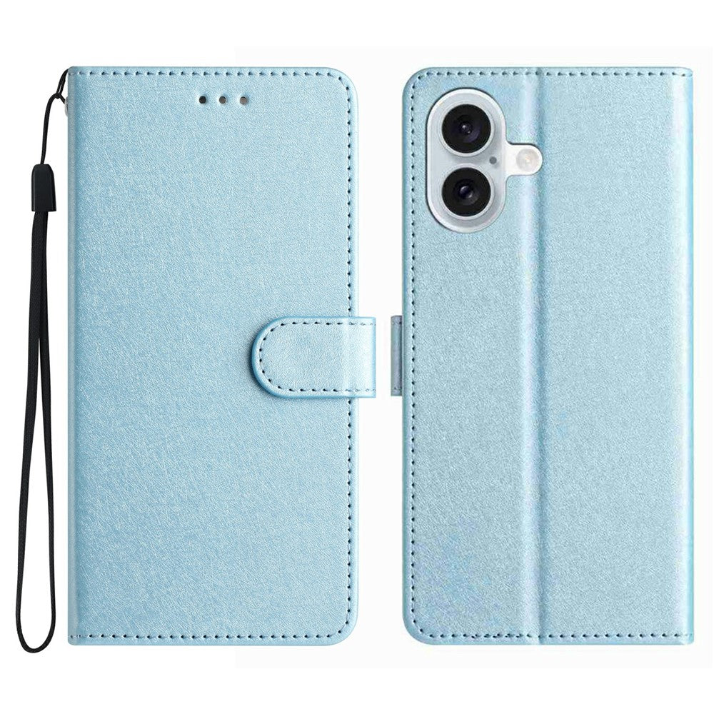 For iPhone 17 Wallet Case Leather Folio Phone Cover Magnetic Clasp