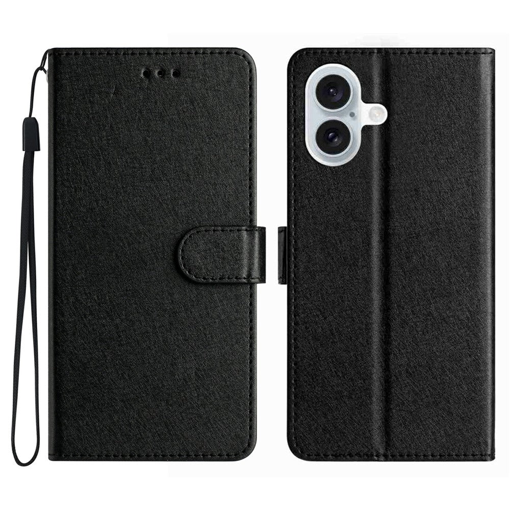 For iPhone 17 Wallet Case Leather Folio Phone Cover Magnetic Clasp