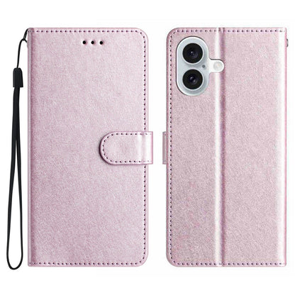 For iPhone 17 Wallet Case Leather Folio Phone Cover Magnetic Clasp