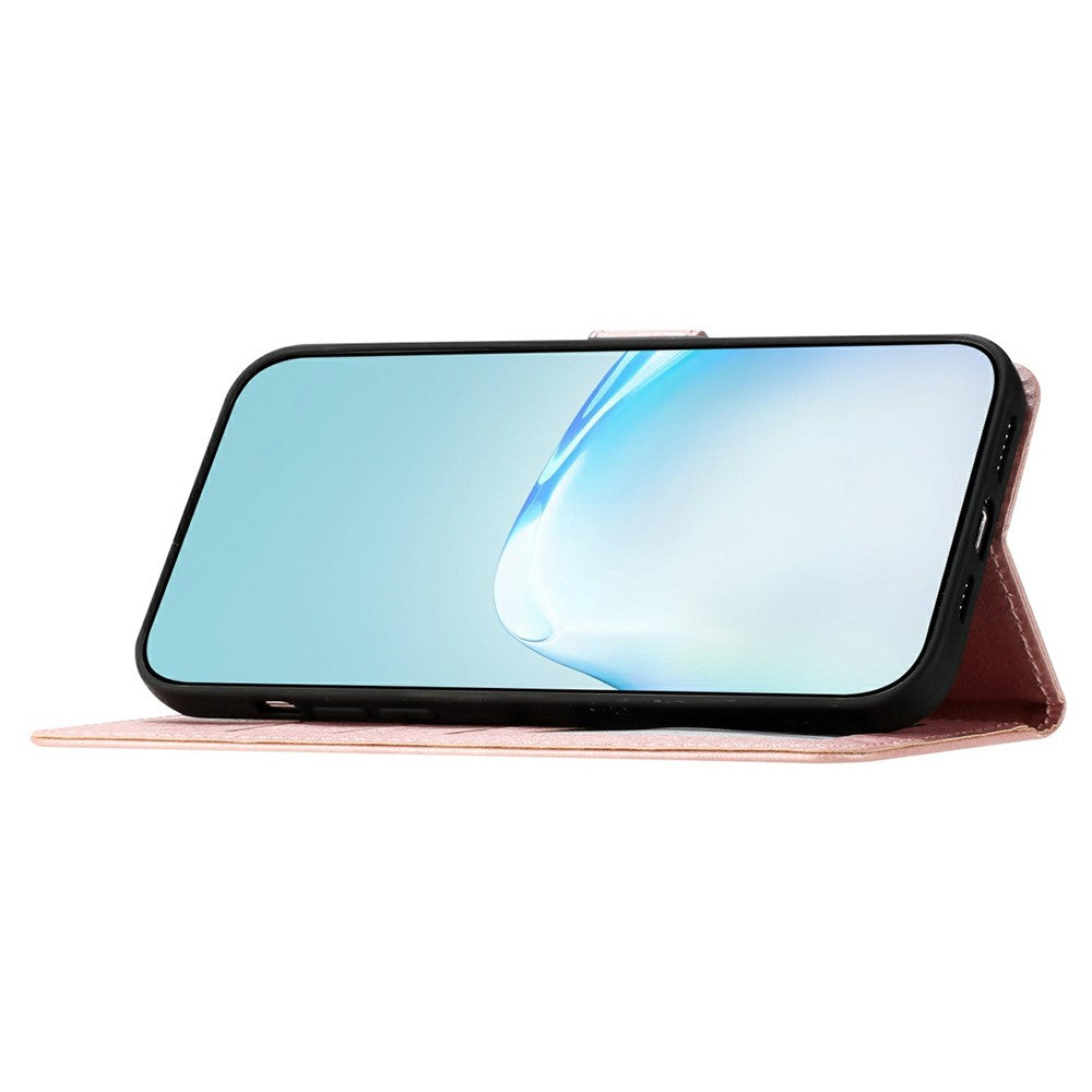 For iPhone 18 Pro / 17 Pro Wallet Case Leather Folio Phone Cover Magnetic Clasp