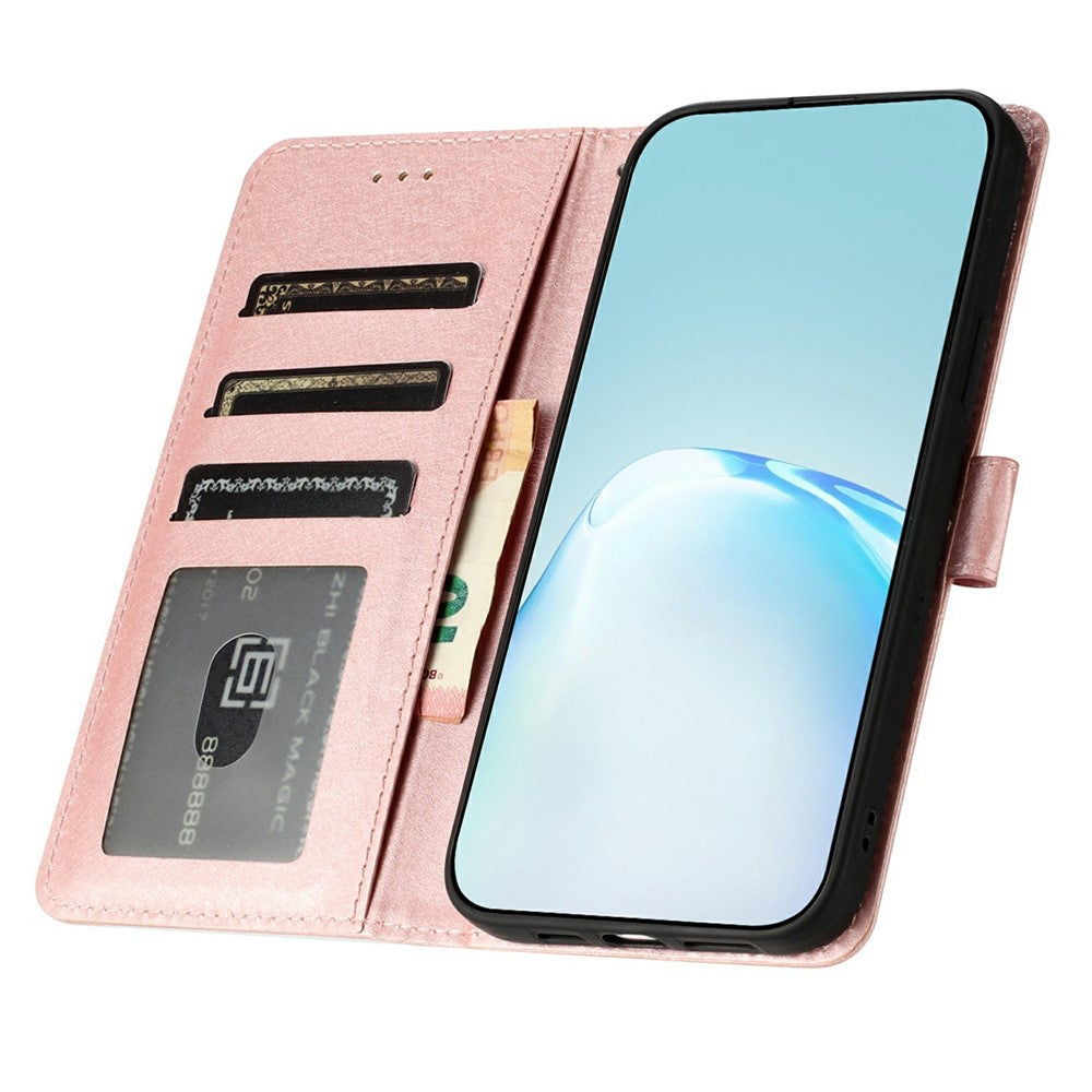 For iPhone 18 Pro / 17 Pro Wallet Case Leather Folio Phone Cover Magnetic Clasp